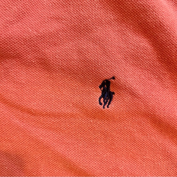 Ralph Lauren Soft Cotton Polo Shirt in Coral - Picture 4 of 5